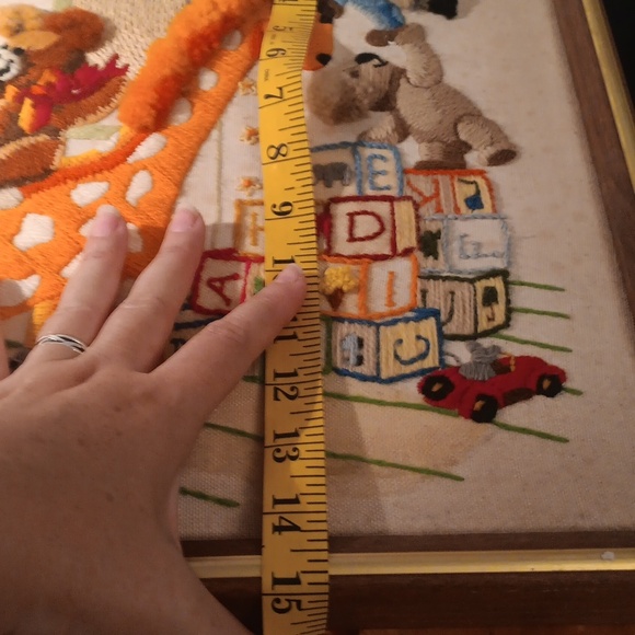 Vintage Animal Cross Stitch For Kids Room - Picture 4 of 9